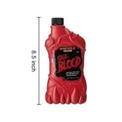 Spooktacular Fake Vampire Blood Bottle for Halloween Costume - Costume Accessories -Halloween Costumes Sales 2022 16 oz Blood Bottle 2