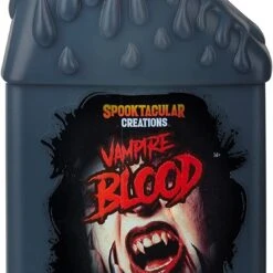 Spooktacular Halloween Fake Vampire Blood Makeup Bottle - Costume Accessories -Halloween Costumes Sales 2022 16oz Liquid Fake Blood Cosplay Makeup 4