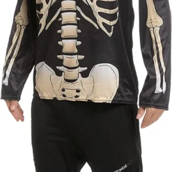 Spooktacular Mens Skeleton Halloween Sweatshirt - Group Costumes