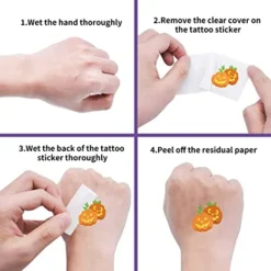 Joyin 306pcs Halloween Tattoo Designs - Costume Accessories -Halloween Costumes Sales 2022 300 Assorted Halloween Temporary Tattoos 2 结果