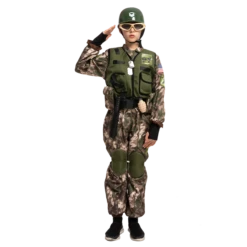 Spooktacular Kids Army Trooper Halloween Costume - Kid Halloween Costumes