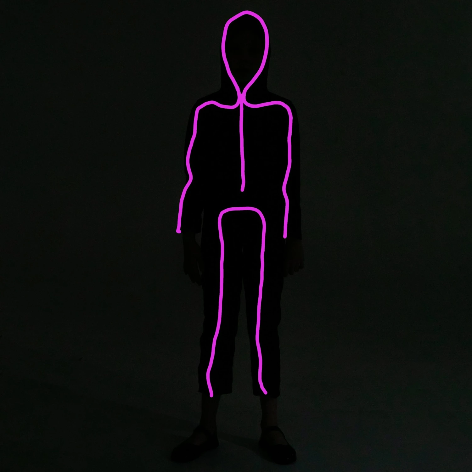 Spooktacular Kids LED Light Stick Figure Halloween Costume - Kid Halloween Costumes 5 Spooktacular Kids LED Light Stick Figure Halloween Costume - Kid Halloween Costumes - Image 3
