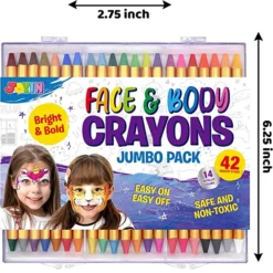 Joyin 42pcs Face Paint Kit Party Supplies - Costume Accessories -Halloween Costumes Sales 2022 42 Pcs Face and Body Paint Crayons 结果