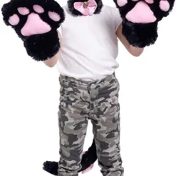 Spooktacular 5Pcs Kitten Kitty Cat Halloween Accessories - Costume Accessories -Halloween Costumes Sales 2022 5 pcs Kitten Kitty Cat Costume Accessories Set for Adult and Child Cosplay Halloween Dress Up Pink 4