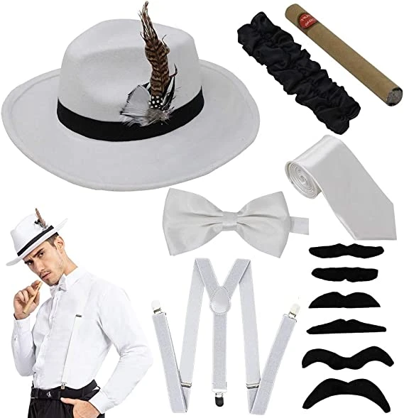 Spooktacular Mens 1920 Gatsby Gangster Halloween Costume - Adult Costumes 6 Spooktacular Mens 1920 Gatsby Gangster Halloween Costume - Adult Costumes - Image 4