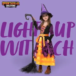 Spooktacular Girls Witch Tutu Light Up Halloween Costume - Group Costumes -Halloween Costumes Sales 2022 71IEAXXITkL. AC SX679 结果