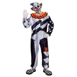 Halloween Costumes Sales 2022 17 Spooktacular Mens Deluxe Scary Clown Halloween Costume - Adult Costumes