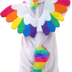 Spooktacular Kids Unicorn Halloween Costume - Kid Halloween Costumes -Halloween Costumes Sales 2022 Baby Unicorn Animal Onesie Pajama Costume Child 3