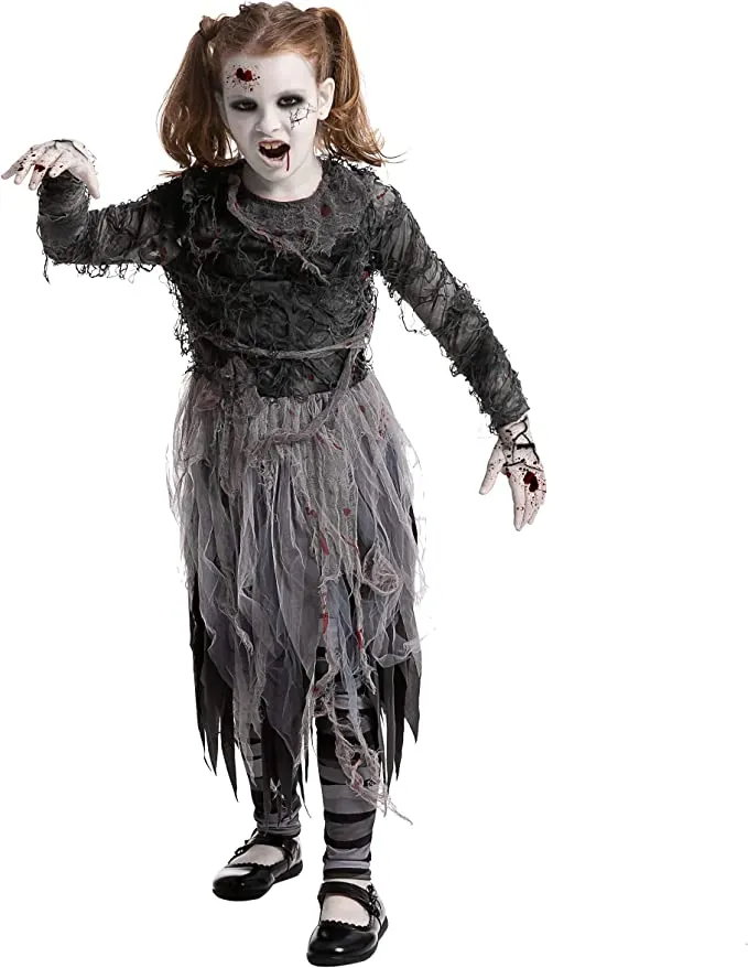Spooktacular Girls Bandage Zombie Halloween Costume - Kid Halloween Costumes 6 Spooktacular Girls Bandage Zombie Halloween Costume - Kid Halloween Costumes - Image 4