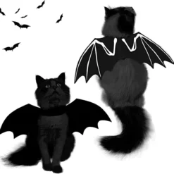 Spooktacular Bat Wings Cat Costume - Pet Costumes