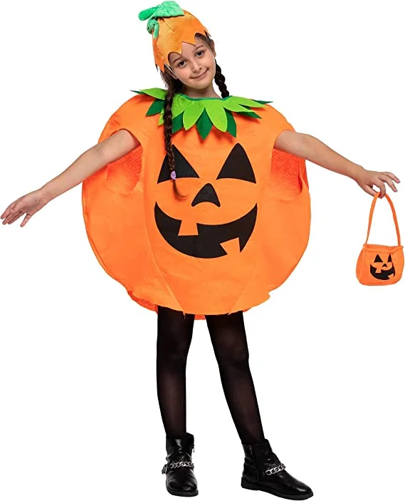 Spooktacular Kids Big Pumpkin Halloween Costume - Kid Halloween Costumes 4 Spooktacular Kids Big Pumpkin Halloween Costume - Kid Halloween Costumes - Image 2