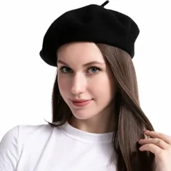 Spooktacular Womens Halloween Wool Beret Hat - Costume Accessories -Halloween Costumes Sales 2022 Black Beret Hat Adult 1 结果 1