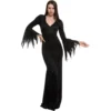 Spooktacular Womens Black Witch Dress Halloween Costume - Group Costumes 2 Spooktacular Womens Black Witch Dress Halloween Costume - Group Costumes -Halloween Costumes Sales 2022 Black Floor Length Gothic Dress Adult 1