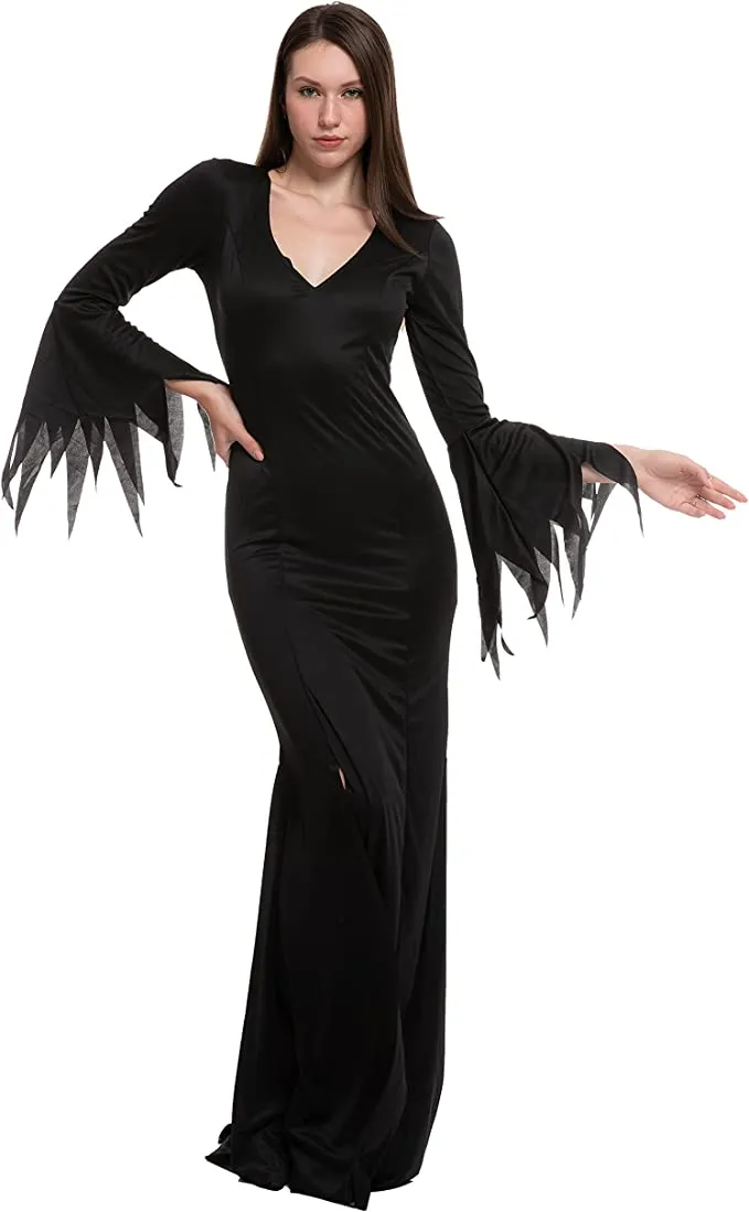 Spooktacular Womens Black Witch Dress Halloween Costume - Group Costumes 4 Spooktacular Womens Black Witch Dress Halloween Costume - Group Costumes - Image 2