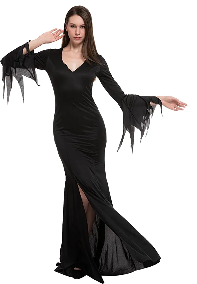 Spooktacular Womens Black Witch Dress Halloween Costume - Group Costumes 5 Spooktacular Womens Black Witch Dress Halloween Costume - Group Costumes - Image 3