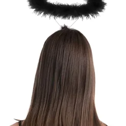 Spooktacular Light Up White Angel Halo Headband - Costume Accessories -Halloween Costumes Sales 2022 Black LED Angel Halo Headband 3 结果