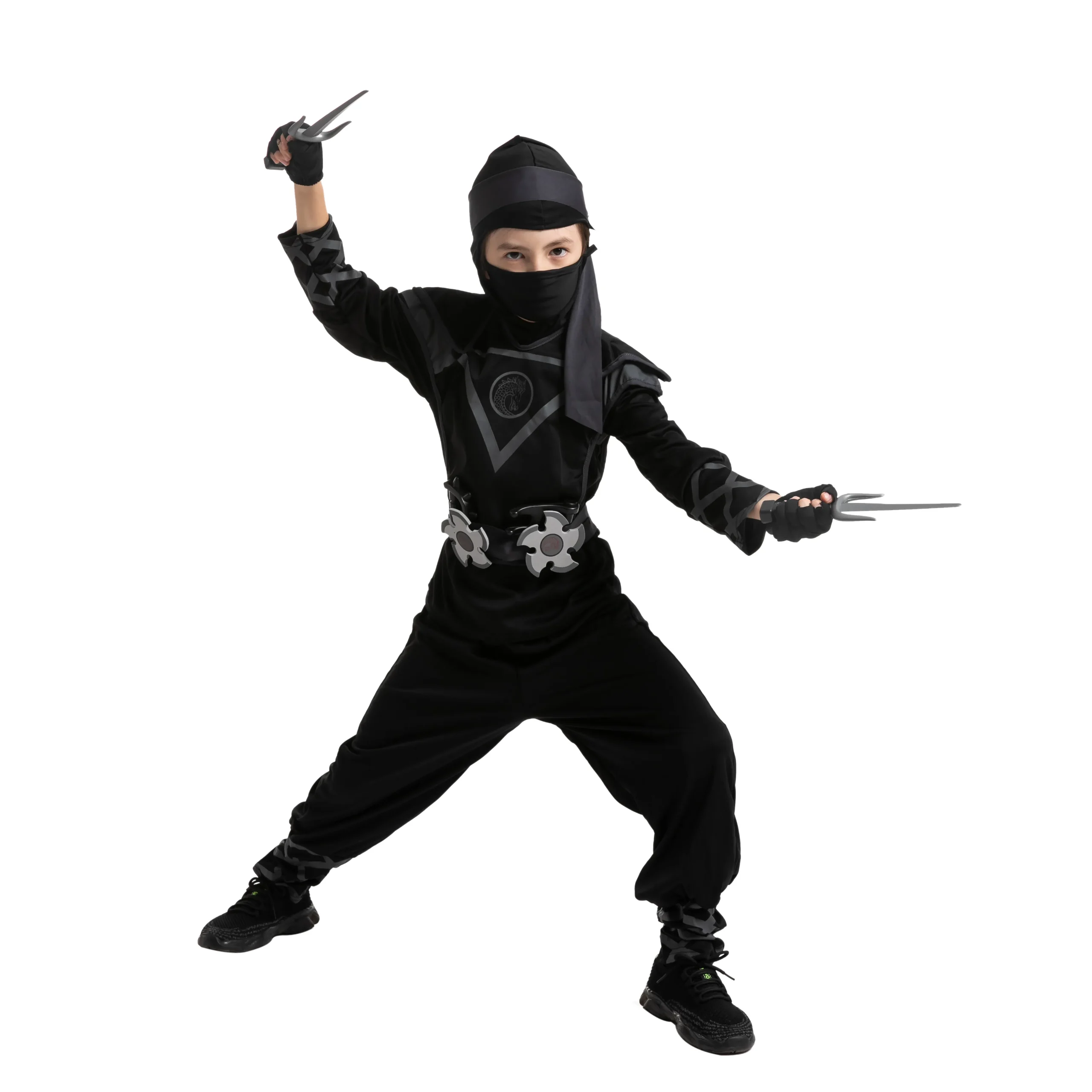 Spooktacular Kids Black Ninja Halloween Costume - Group Costumes 3 Spooktacular Kids Black Ninja Halloween Costume - Group Costumes