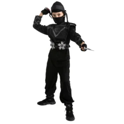 Spooktacular Kids Black Ninja Halloween Costume - Group Costumes 13 Spooktacular Kids Black Ninja Halloween Costume - Group Costumes -Halloween Costumes Sales 2022 Black Ninja Costume Cosplay Child 3 scaled 1