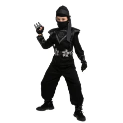 Spooktacular Kids Black Ninja Halloween Costume - Group Costumes 10 Spooktacular Kids Black Ninja Halloween Costume - Group Costumes -Halloween Costumes Sales 2022 Black Ninja Costume Cosplay Child 6 scaled 1