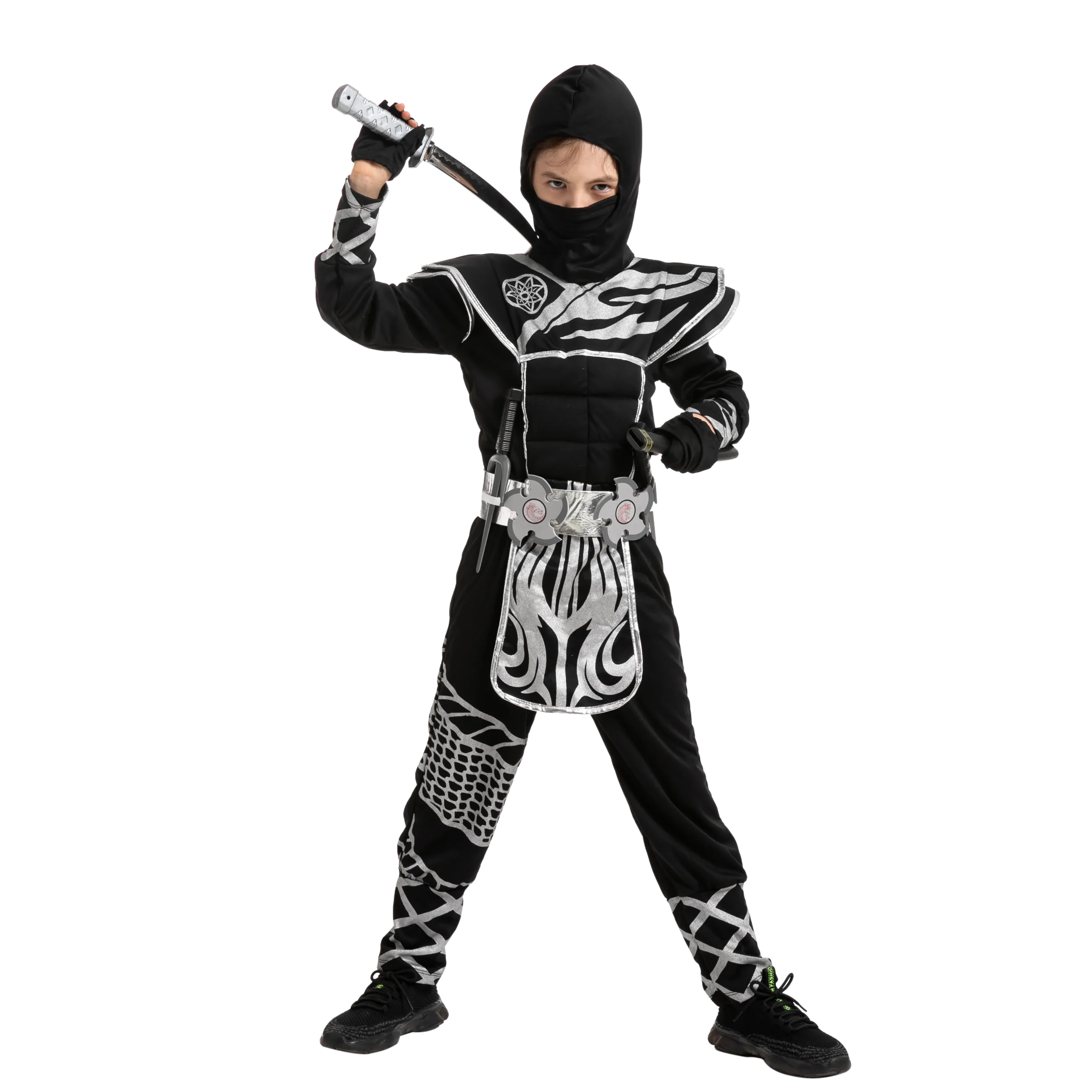 Spooktacular Kids Halloween Black Ninja Costume - Group Costumes 3 Spooktacular Kids Halloween Black Ninja Costume - Group Costumes