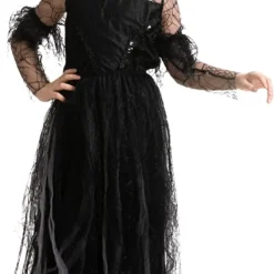 Spooktacular Girls Black Princess Halloween Costume - Kid Halloween Costumes 14 Spooktacular Girls Black Princess Halloween Costume - Kid Halloween Costumes -Halloween Costumes Sales 2022 Black Princess Costume Cosplay Child 4