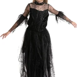 Spooktacular Girls Black Princess Halloween Costume - Kid Halloween Costumes 12 Spooktacular Girls Black Princess Halloween Costume - Kid Halloween Costumes -Halloween Costumes Sales 2022 Black Princess Costume Cosplay Child 5