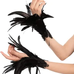 Spooktacular Womens Halloween Evil Queen Accessories - Costume Accessories -Halloween Costumes Sales 2022 Black Queen Accessories with Horn Shawl Cuff 4 结果