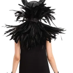Spooktacular Womens Halloween Evil Queen Accessories - Costume Accessories -Halloween Costumes Sales 2022 Black Queen Accessories with Horn Shawl Cuff 5 结果