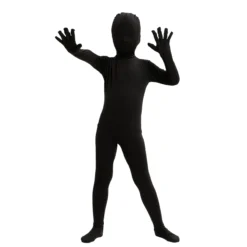 Spooktacular Child Black Second Skin Costume - Kid Halloween Costumes