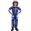 Spooktacular Kids Blue NASA Pilot Astronaut Halloween Costume - Kid Halloween Costumes -Halloween Costumes Sales 2022 Blue Astronaut Costume Cosplay Child 1