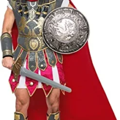 Spooktacular Brave Men's Roman Gladiator Costume Set - Adult Costumes -Halloween Costumes Sales 2022 Brave Mens Roman Gladiator Costume Set 5 result