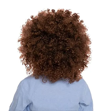 Spooktacular Brown Afro Wig and Beard for Kids - Costume Accessories 7 Spooktacular Brown Afro Wig and Beard for Kids - Costume Accessories - Image 5