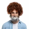 Spooktacular 70s Disco Halloween Costumes Wigs - Costume Accessories 1 Spooktacular 70s Disco Halloween Costumes Wigs - Costume Accessories -Halloween Costumes Sales 2022 Brown Afro Wig with Beard Adult 5 结果