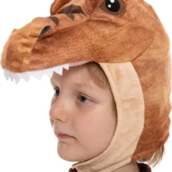 Spooktacular Kids T-rex Dinosaur Halloween Costume - Kid Halloween Costumes -Halloween Costumes Sales 2022 Brown T Rex Costume Child 5 result