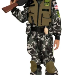 Spooktacular Boys Camo Soldier Trooper Halloween Costume - Kid Halloween Costumes -Halloween Costumes Sales 2022 Camo Trooper Costume for Role Play Cosplay Child 4 scaled 1