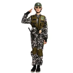 Spooktacular Boys Camo Soldier Trooper Halloween Costume - Kid Halloween Costumes -Halloween Costumes Sales 2022 Camo Trooper Costume for Role Play Cosplay Child 5 scaled 1
