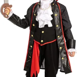 Joyin 2Pcs Captain Pirate Hat Skull Print Costume with Eye Patch - Costume Accessories -Halloween Costumes Sales 2022 Captain Pirate Hat Skull Print Costume with Eye Patch 2 Pcs 3