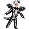 Spooktacular Child Dragon Skeleton Halloween Costume - Group Costumes 2 Spooktacular Child Dragon Skeleton Halloween Costume - Group Costumes -Halloween Costumes Sales 2022 Cartoonish Skeleton T rex Costume Set for Role Play Cosplay Child 6