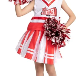 Spooktacular Girls High School Cheerleader Halloween Costume - Kid Halloween Costumes -Halloween Costumes Sales 2022 Cheerleading Girl Uniform Outfit Child 2 result