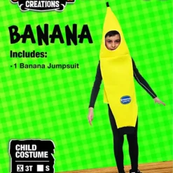Spooktacular Kids Banana Halloween Costume - Kid Halloween Costumes -Halloween Costumes Sales 2022 Child Banana Costume 5