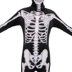 Spooktacular Kids Scary 3D Skeleton Halloween Costume - Group Costumes -Halloween Costumes Sales 2022 Classic Skeleton Costume for Role Play Cosplay Child 2 结果