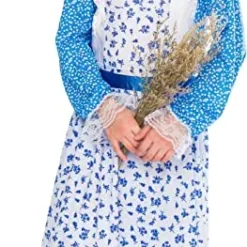 Spooktacular Girls Colonial Prairie Pioneer Halloween Costume - Kid Halloween Costumes -Halloween Costumes Sales 2022 Colonial Pioneer Costume for Girls 1