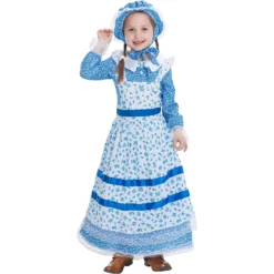 Spooktacular Girls Colonial Prairie Pioneer Halloween Costume - Kid Halloween Costumes