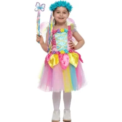 Spooktacular Girls Unicorn Rainbow Fairy Halloween Costume - Kid Halloween Costumes