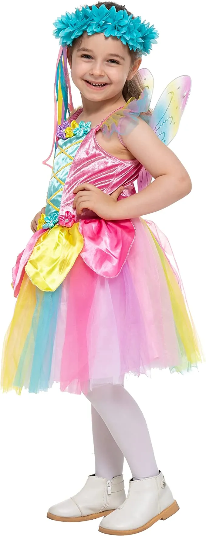 Spooktacular Girls Unicorn Rainbow Fairy Halloween Costume - Kid Halloween Costumes 5 Spooktacular Girls Unicorn Rainbow Fairy Halloween Costume - Kid Halloween Costumes - Image 3