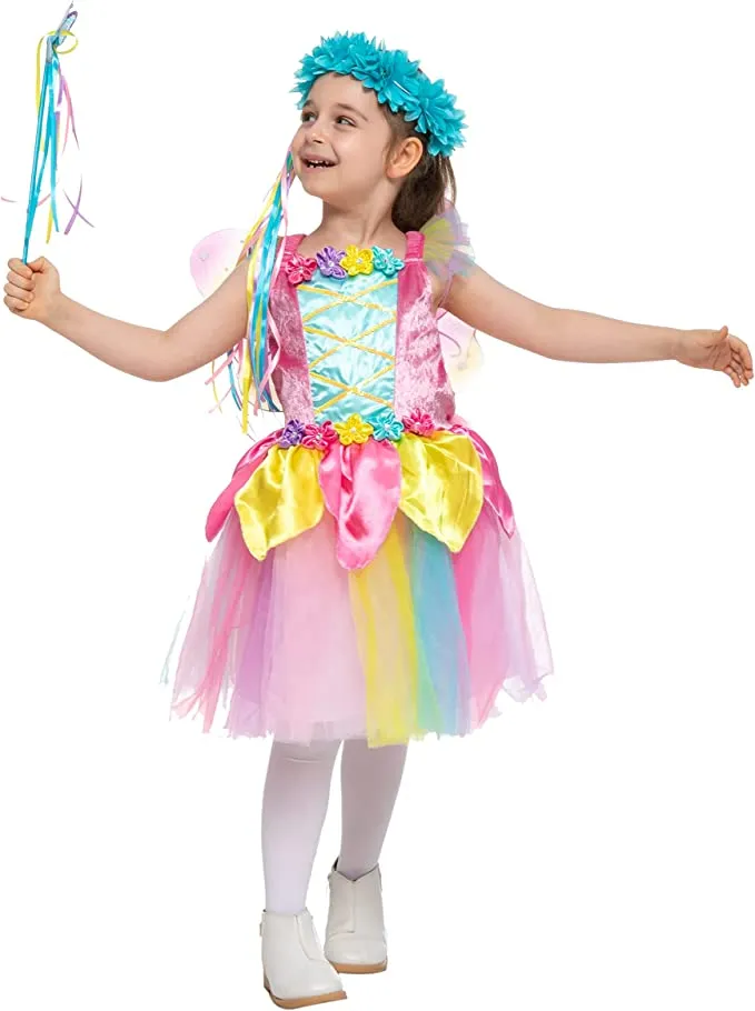 Spooktacular Girls Unicorn Rainbow Fairy Halloween Costume - Kid Halloween Costumes 7 Spooktacular Girls Unicorn Rainbow Fairy Halloween Costume - Kid Halloween Costumes - Image 5
