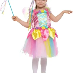 Spooktacular Girls Unicorn Rainbow Fairy Halloween Costume - Kid Halloween Costumes 11 Spooktacular Girls Unicorn Rainbow Fairy Halloween Costume - Kid Halloween Costumes -Halloween Costumes Sales 2022 Colorful Fairy Costume for Role Play Cosplay Child 7