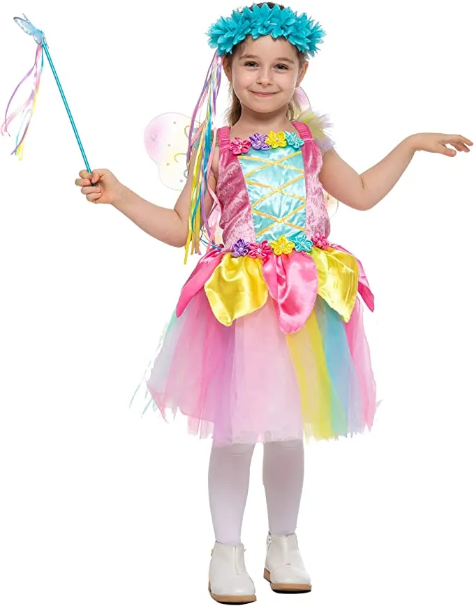 Spooktacular Girls Unicorn Rainbow Fairy Halloween Costume - Kid Halloween Costumes 6 Spooktacular Girls Unicorn Rainbow Fairy Halloween Costume - Kid Halloween Costumes - Image 4