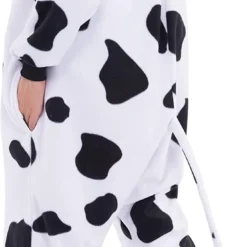 Spooktacular Adult Halloween Cow One-Piece Pajamas - Group Costumes 13 Spooktacular Adult Halloween Cow One-Piece Pajamas - Group Costumes -Halloween Costumes Sales 2022 Cow Animal Onesie Pajama Costume Adult 6 1
