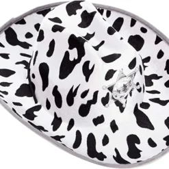 Spooktacular 2pcs Childrens Black Cow Print Cowboy Hat - Costume Accessories -Halloween Costumes Sales 2022 Cow Print Cowboy Hats 2 Pack 2 结果